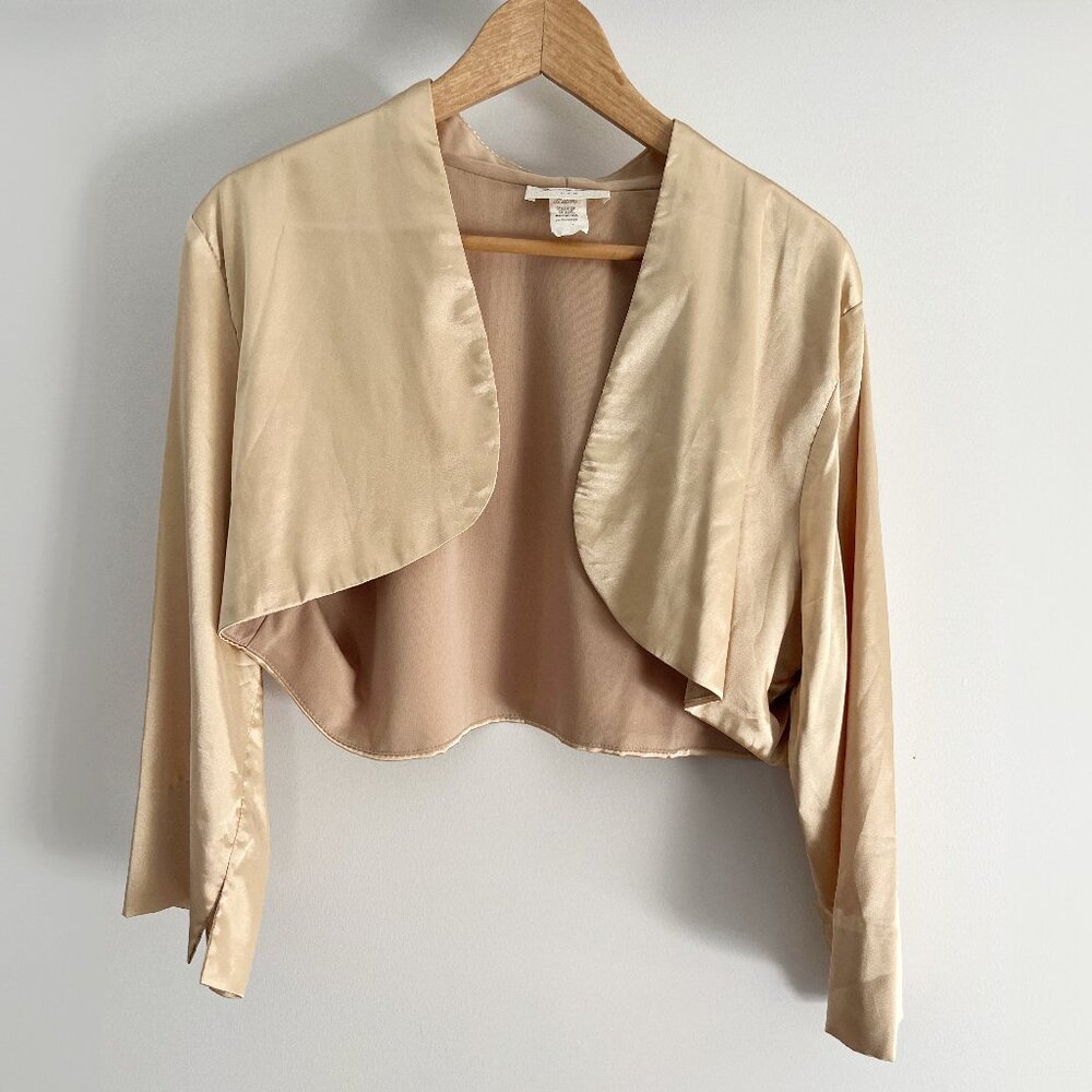 Gold Cropped Jacket